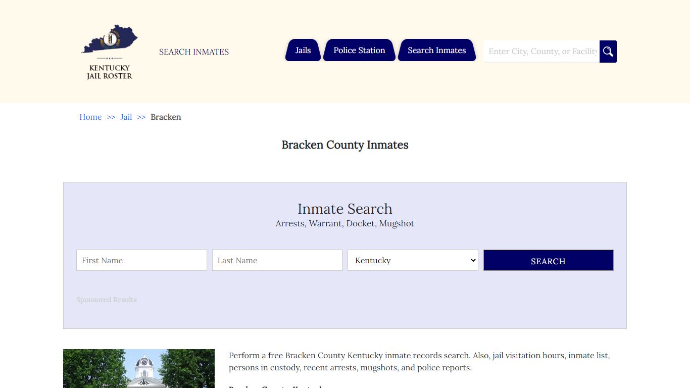 Bracken County Inmates | Jail Roster Search