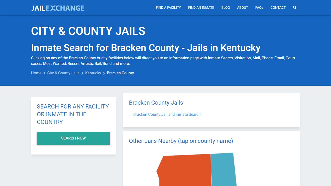 Inmate Search for Bracken County | Jails in Kentucky - Jail Exchange